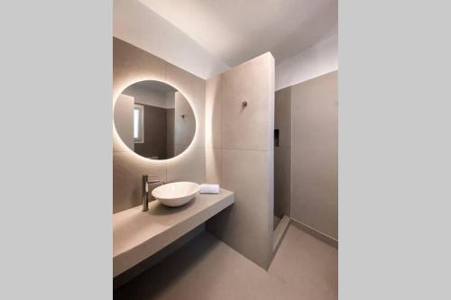 Koupelna v ubytování Aerase Apartment