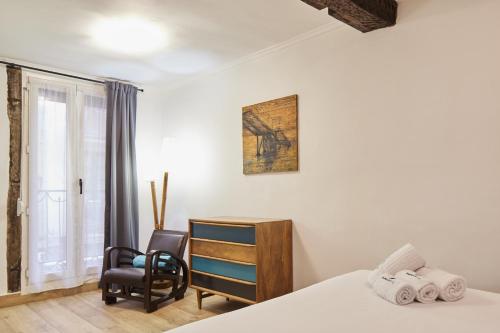 Posteľ alebo postele v izbe v ubytovaní Jero - Basque Stay