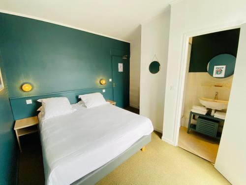 Hotel du Parcにあるベッド
