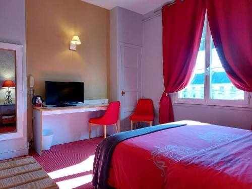 Кровать или кровати в номере Hotel Mondial