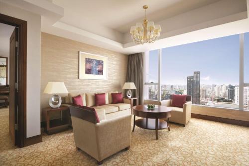Χώρος καθιστικού στο Shangri-La Ningbo - The Three Rivers Intersection