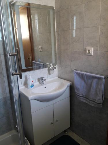 Koupelna v ubytování Apartmani Prpić