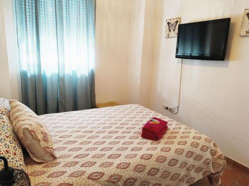 Letto o letti in una camera di Vintage Apartment Azahar Triana
