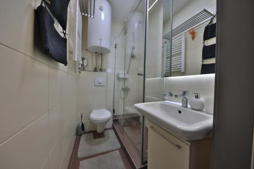Phòng tắm tại Business & Travel Apartments