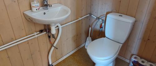 Koupelna v ubytování Kaussjärve puhkemaja