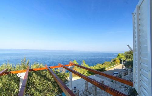 a view of the ocean from a house at House Green Side Sunset in Prigradica