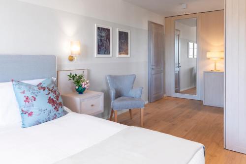 Ένα ή περισσότερα κρεβάτια σε δωμάτιο στο Relais Le Macine Di Stigliano