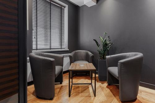 Χώρος καθιστικού στο UNO Design Hotel