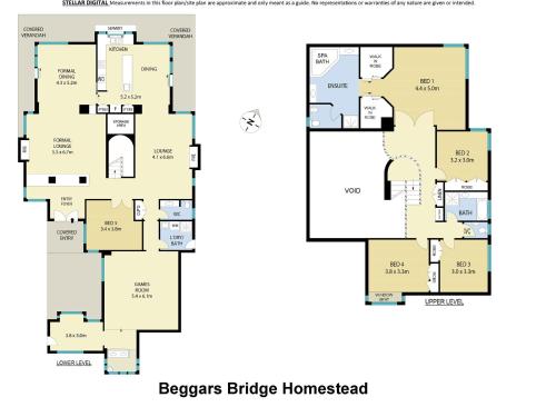 a floor plan of the bergen bridge homestead at Beggars Bridge Vineyard Homestead with pool and tennis in Rothbury