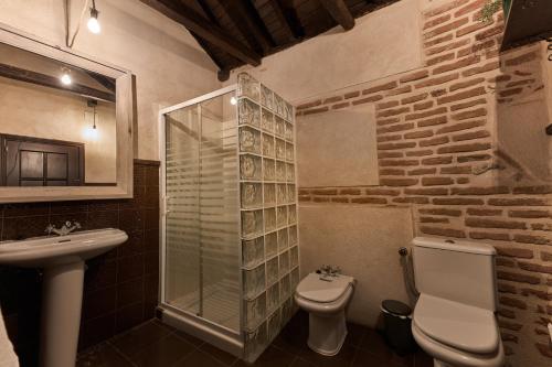 Kylpyhuone majoituspaikassa Casa Rural Tornerías