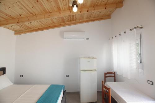 Ένα ή περισσότερα κρεβάτια σε δωμάτιο στο Villa Oden