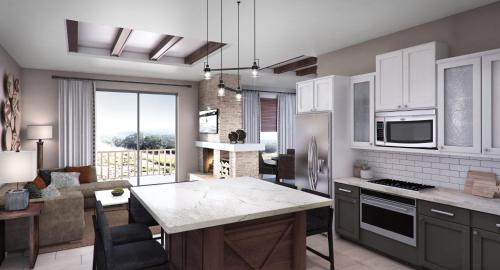Η κουζίνα ή μικρή κουζίνα στο WorldMark Marble Falls