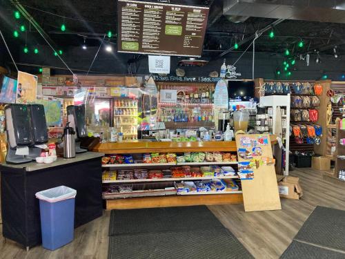 a store with a counter with food on it at Family Getaway - Boardwalk to the Beach, 3 pools, Tennis in Hilton Head Island