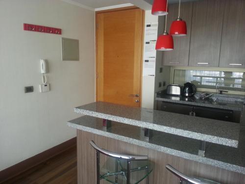 Una cocina o cocineta en My Aparts SCL