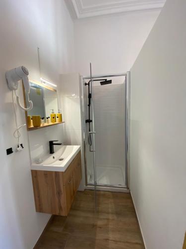 Koupelna v ubytování Capstay Roubaix Lille private shower & Netflix