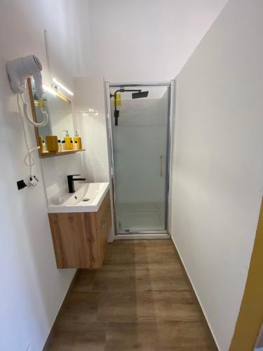 Vannituba majutusasutuses Capstay Roubaix Lille private shower & Netflix