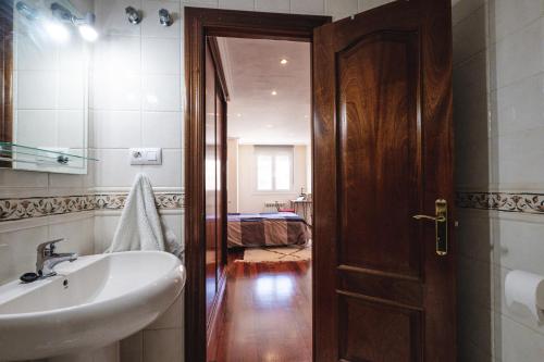 Phòng tắm tại El Rosal de Oviedo