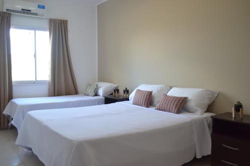 Katil atau katil-katil dalam bilik di Hotel Montana by CPH