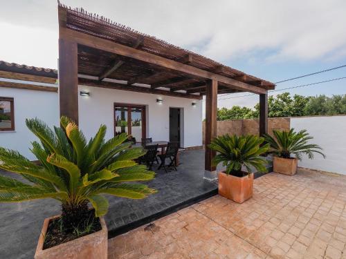 Vonkajšia záhrada v ubytovaní Chalet Conil Ramirez