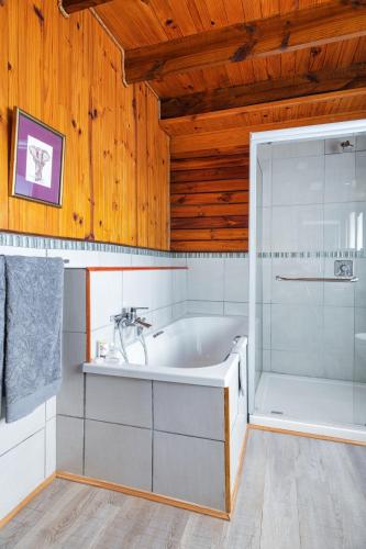 Koupelna v ubytování Valamanzi Lodge in Nyati Wilderness