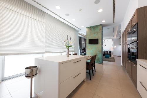 Η κουζίνα ή μικρή κουζίνα στο Villa Dione by Ruidoso Luxury