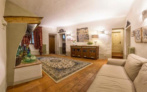 Kuchyň nebo kuchyňský kout v ubytování Agriturismo Il Segreto di Pietrafitta