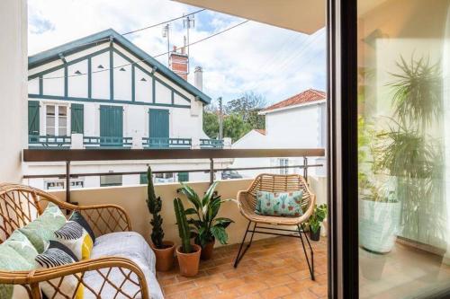 T3 centre proche plage avec parking privatif