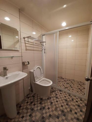Koupelna v ubytování Yueli Homestay