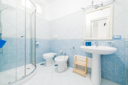 Koupelna v ubytování Casa Pietro