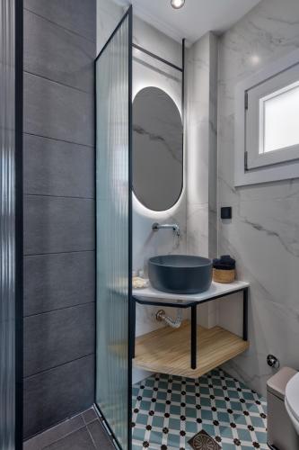 Koupelna v ubytování Aeolia Boutique Studios
