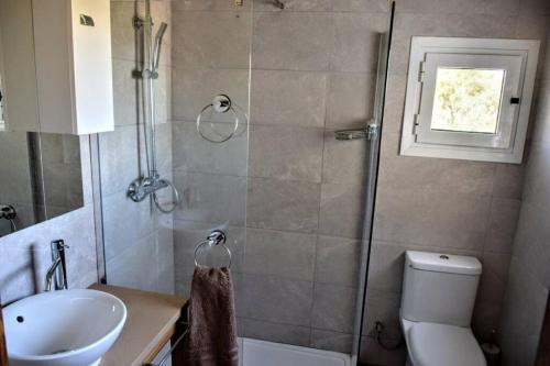 Ett badrum på Villa Sea View