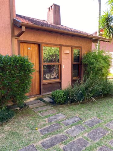 Taman di luar Chalé Quinta do Lago