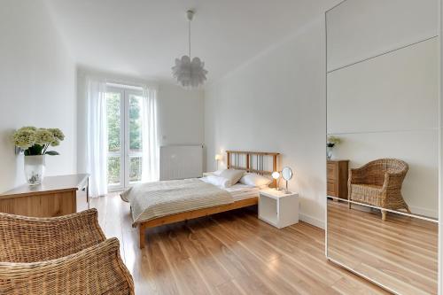 Posteľ alebo postele v izbe v ubytovaní Pirate Apartment - Seaside