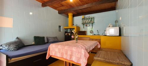 Cama o camas de una habitación en Moleiro da Costa Má
