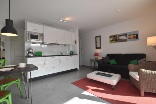 Köök või kööginurk majutusasutuses Ferienwohnung Hummelflug OFC 01