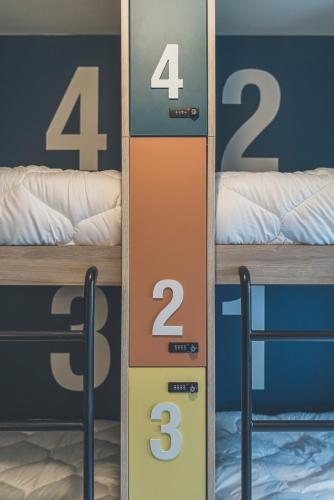 Postel nebo postele na pokoji v ubytování Whoo Bordeaux Bacalan - Hostel