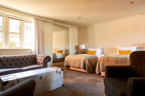 The Great House, Sonning, Berkshireにあるベッド
