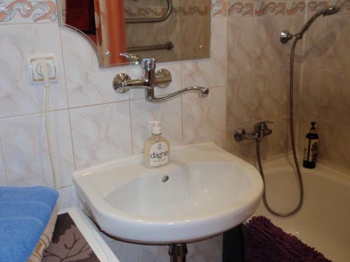 Ένα μπάνιο στο Central Cietokšņa Street Apartment