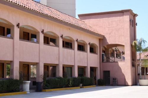 El edificio en el que está el hotel