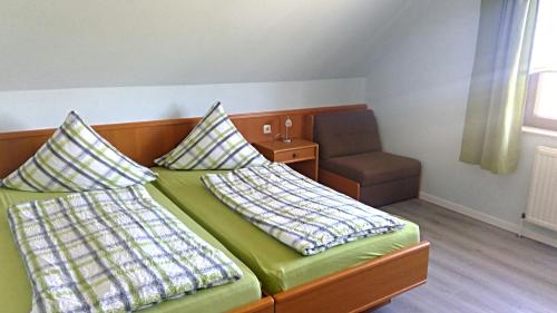 Posezení v ubytování Ferienwohnung im Nationalpark Jasmund
