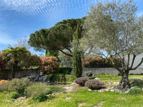 Κήπος έξω από το Gîte du Mercadal Les Pujols