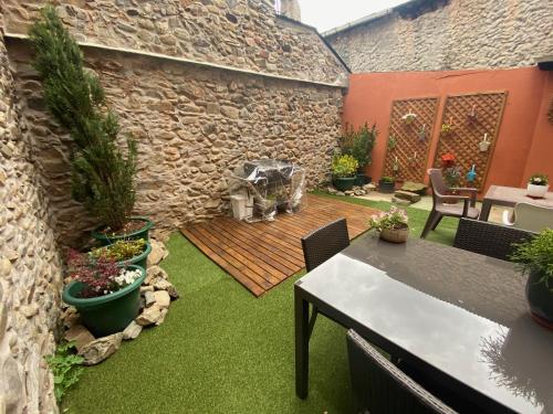 Κήπος έξω από το Hostal Casa San Nicolas