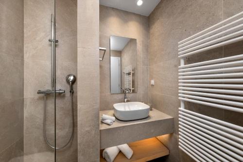 Ett badrum på Villa Frederica in Mykonos