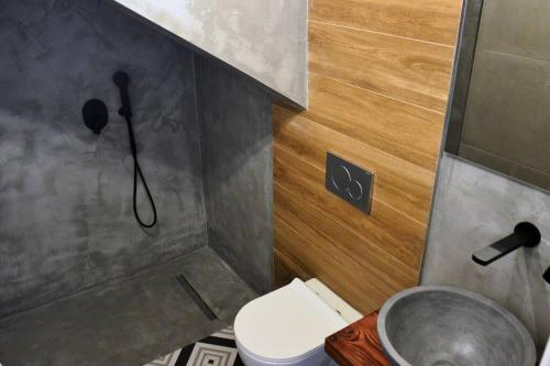 Et badeværelse på Amazing beach house