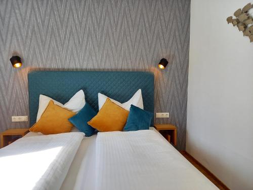 Postel nebo postele na pokoji v ubytování Wolf & Schaf Apartments