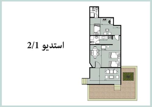 Chalet2 A1 ground floor sea view with 2 terraces 114 Green Beach