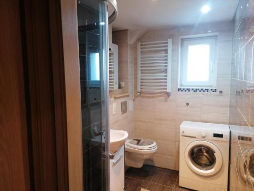 Kúpeľňa v ubytovaní Apartament Przy Kortach