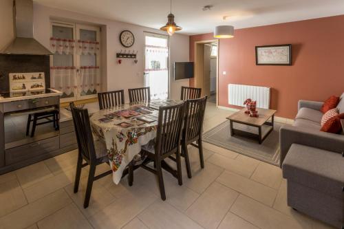 Χώρος καθιστικού στο Appartement avec terrasse "MUSSLIN"