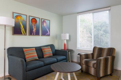 Posezení v ubytování WorldMark San Diego – Mission Valley