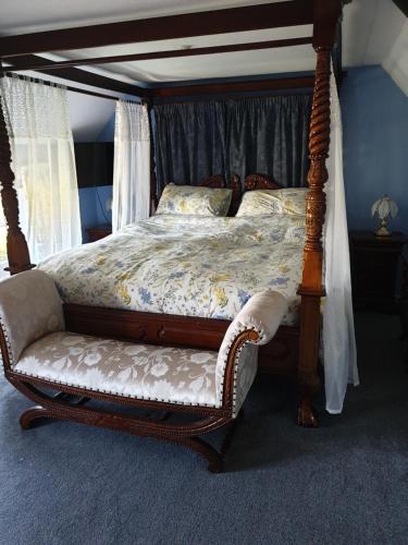 Säng eller sängar i ett rum på Morland